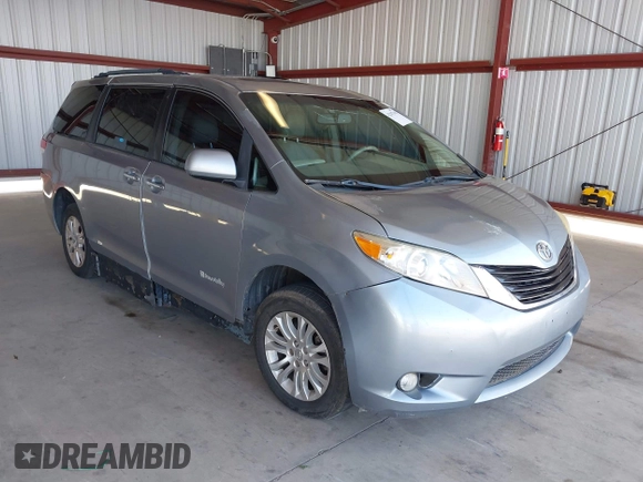 2011 Toyota Sienna XLE AAS with VIN 5TDYK3DC0BS107522, listed as a IAAI auction lot 42207305 with 171,857 mi miles and . Bid and sale history available at DreamBid. Image 1.