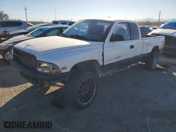 1999 Dodge Dakota SLT with VIN 1B7GL22XXXS142379, listed as a Copart auction lot 88269495 with 0 mi miles and Salvage Title. Bid and sale history available at carsss.com. Image 1.