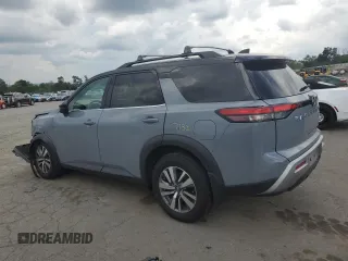 2022 Nissan Pathfinder SL with VIN 5N1DR3CC3NC205330, listed as a Copart auction lot 64749205 with 38,059 mi miles and Salvage title. Bid and sale history available at DreamBid. Image 2.