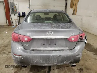 2015 Infiniti Q50 Sport with VIN JN1BV7AR5FM407039, listed as a Copart auction lot 45882655 with 99,813 mi miles and Salvage title. Bid and sale history available at DreamBid. Image 6.