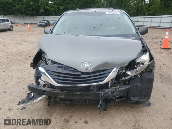 2013 Toyota Sienna LE AAS with VIN 5TDKK3DC8DS395007, listed as a Copart auction lot 54950905 with Not provided miles and Salvage title. Bid and sale history available at DreamBid. Image 5.