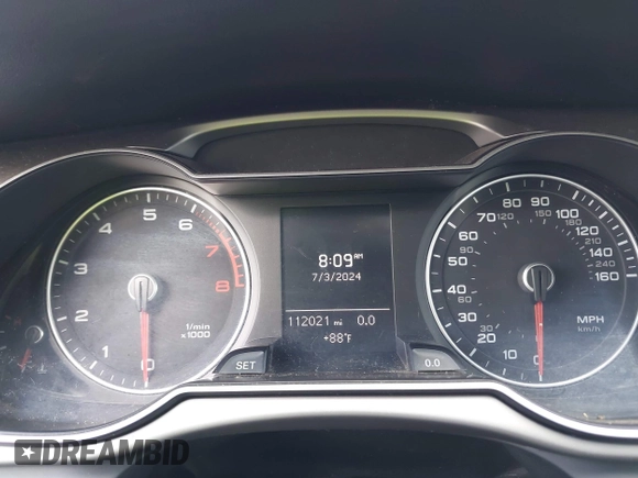 2014 Audi A4 Premium Plus with VIN WAUFFAFL8EN028877, listed as a IAAI auction lot 41736915 with 112,021 mi miles. Bid and sale history available at carsss.com. Image 7.
