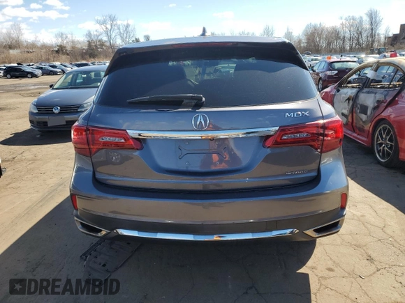 2020 Acura MDX with VIN 5J8YD4H34LL041619, listed as a Copart auction lot 50022165 with 77,188 mi miles and Salvage Title. Bid and sale history available at carsss.com. Image 6.