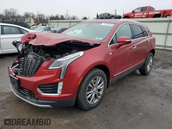 2021 Cadillac XT5 AWD Premium Luxury z VIN 1GYKNDRS2MZ151150, wystawiony jako Copart lot #47026545 z przebiegiem 26 686 mil mil oraz Szkoda całkowita • Salvage title. Historia ofert i sprzedaży dostępna na DreamBid. Obrazek 1.