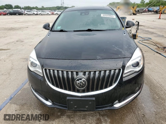 2016 Buick Regal Premium II with VIN 2G4GS5GX3G9157140, listed as a Copart auction lot 60920865 with 69,450 mi miles and Salvage title. Bid and sale history available at DreamBid. Image 5.