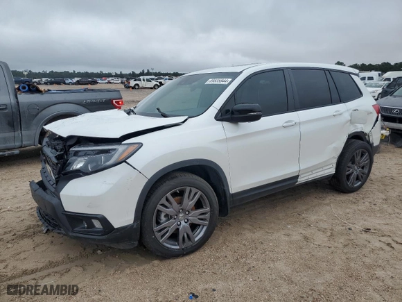 2020 Honda Passport EX-L with VIN 5FNYF7H57LB002375, listed as a Copart auction lot 69835844 with 0 mi miles and Salvage Title. Bid and sale history available at carsss.com. Image 1.