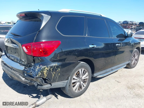 2017 Nissan Pathfinder SV with VIN 5N1DR2MN1HC660630, listed as a IAAI auction lot 41441368 with 128,528 mi miles. Bid and sale history available at carsss.com. Image 4.