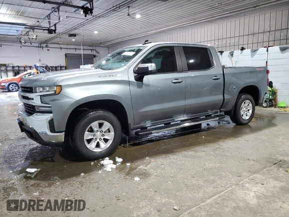 2019 Chevrolet Silverado 1500 LT with VIN 1GCPYDEK1KZ272127, listed as a Copart auction lot 46158415 with 107,311 mi miles and Salvage Title. Bid and sale history available at DreamBid. Image 1.