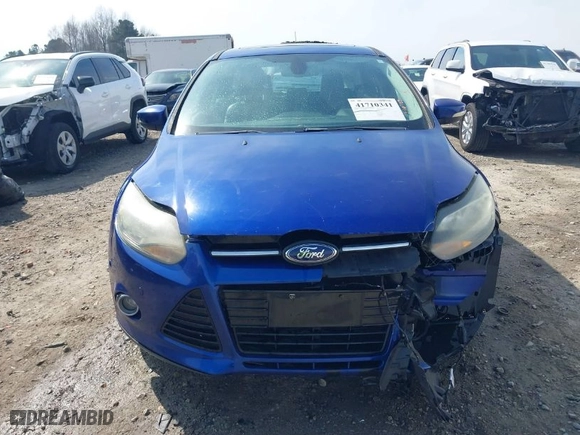 2012 Ford Focus Titanium with VIN 1FAHP3N23CL433041, listed as a IAAI auction lot 41710341 with NaN miles. Bid and sale history available at carsss.com. Image 12.