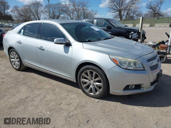2013 Chevrolet Malibu LTZ with VIN 1G11H5SA3DF192011, listed as a IAAI auction lot 42022440 with 124,603 mi miles and . Bid and sale history available at DreamBid. Image 1.