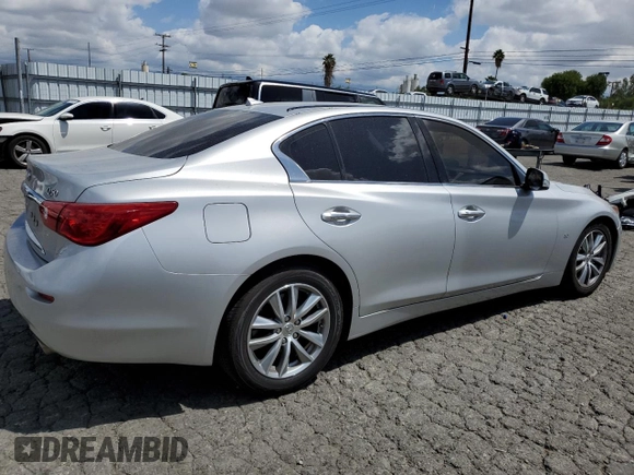 2015 Infiniti Q50 Premium z VIN JN1BV7AP6FM346086, wystawiony jako Copart lot #56973025 z przebiegiem 97 463 mil mil oraz Szkoda całkowita • Salvage title. Historia ofert i sprzedaży dostępna na DreamBid. Obrazek 3.