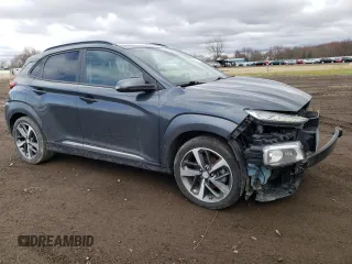 2020 Hyundai Kona Limited with VIN KM8K33A58LU399910, listed as a Copart auction lot 49695345 with 46,169 mi miles and Salvage Title. Bid and sale history available at carsss.com. Image 4.