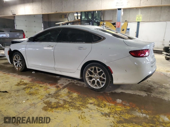 2016 Chrysler 200 C with VIN 1C3CCCEG8GN130783, listed as a Copart auction lot 45719055 with 0 mi miles and Salvage Title. Bid and sale history available at carsss.com. Image 2.