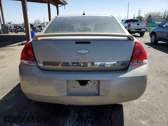 2008 Chevrolet Impala LT with VIN 2G1WT58K081223121, listed as a Copart auction lot 52123505 with 302,699 mi miles and Salvage Title. Bid and sale history available at DreamBid. Image 6.