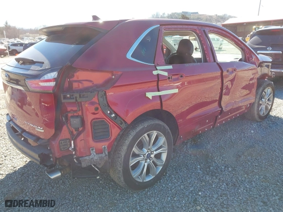 2019 Ford Edge Titanium with VIN 2FMPK3K99KBB34346, listed as a IAAI auction lot 41639398 with 87,065 mi miles. Bid and sale history available at carsss.com. Image 4.