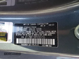2023 Toyota GR86 Premium with VIN JF1ZNBF18P8765155, listed as a Copart auction lot 41877935 with 6,971 mi miles and Salvage Title. Bid and sale history available at carsss.com. Image 12.