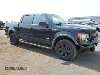 2011 Ford F-150 XLT with VIN 1FTFW1ET6BFC56273, listed as a Copart auction lot 60679755 with 136,912 mi miles and Salvage title. Bid and sale history available at DreamBid. Image 4.
