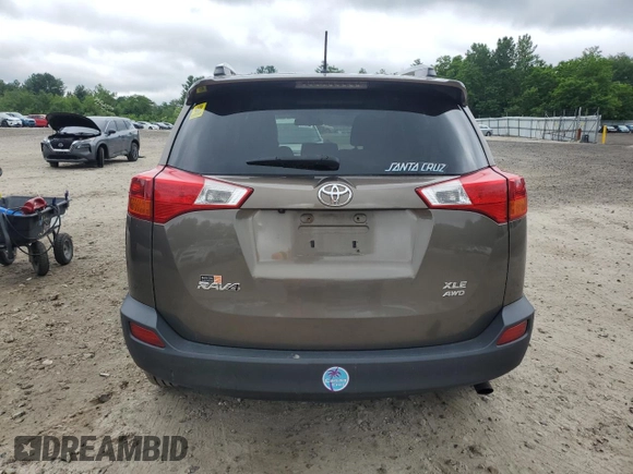 2013 Toyota RAV4 XLE with VIN 2T3RFREVXDW012074, listed as a Copart auction lot 59837935 with 166,167 mi miles and Clean title. Bid and sale history available at DreamBid. Image 6.