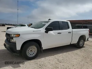 2020 Chevrolet Silverado 1500 Work Truck with VIN 1GCRYAEF0LZ166814, listed as a Copart auction lot 44057915 with 105,084 mi miles and Clean Title. Bid and sale history available at carsss.com. Image 1.
