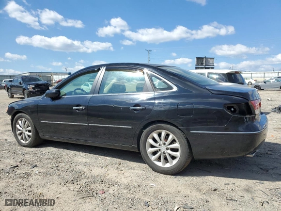 2006 Hyundai Azera SE with VIN KMHFC46F76A091349, listed as a Copart auction lot 52952675 with 140,566 mi miles and Salvage Title. Bid and sale history available at carsss.com. Image 2.