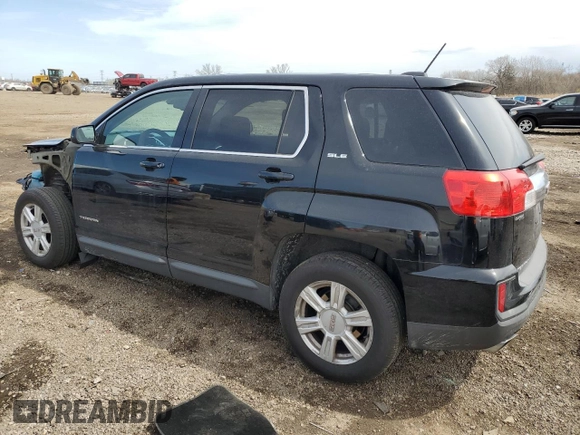 2016 GMC Terrain SLE with VIN 2GKALMEK6G6245324, listed as a Copart auction lot 52579815 with 63,156 mi miles and Salvage Title. Bid and sale history available at carsss.com. Image 2.