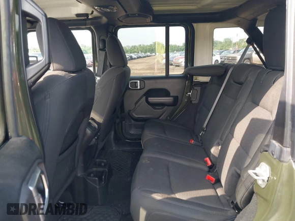 2021 Jeep Wrangler Unlimited Willys with VIN 1C4HJXDM9MW577585, listed as a IAAI auction lot 41739499 with 47,076 mi miles and . Bid and sale history available at DreamBid. Image 8.
