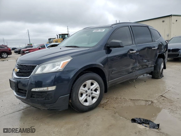 2017 Chevrolet Traverse LS with VIN 1GNKRFKD5HJ105275, listed as a Copart auction lot 45091705 with 177,160 mi miles and Salvage Title. Bid and sale history available at carsss.com. Image 1.