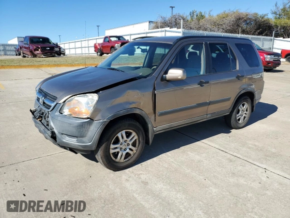 2002 Honda CR-V EX z VIN JHLRD788X2C085416, wystawiony jako Copart lot #46780515 z przebiegiem 219 684 mil mil oraz Szkoda całkowita • Salvage title. Historia ofert i sprzedaży dostępna na DreamBid. Obrazek 1.