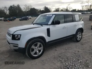 2021 Land Rover Defender S with VIN SALEJERX7M2044693, listed as a Copart auction lot 79848234 with 46,881 mi miles and Salvage title. Bid and sale history available at DreamBid. Image 1.