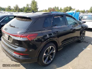 2024 Audi Q4 e-tron Premium Plus with VIN WA1LUBFZ9RP047531, listed as a Copart auction lot 65807914 with 0 mi miles and Salvage Title. Bid and sale history available at carsss.com. Image 3.