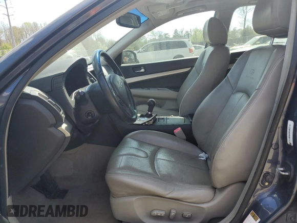 2007 Infiniti G35 Sedan G35x with VIN JNKBV61FX7M818496, listed as a Copart auction lot 50301915 with 197,945 mi miles and Salvage Title. Bid and sale history available at carsss.com. Image 7.