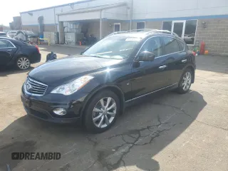 2015 Infiniti QX50 Journey with VIN JN1BJ0HR1FM770236, listed as a Copart auction lot 49588465 with 110,023 mi miles and Salvage Title. Bid and sale history available at carsss.com. Image 1.