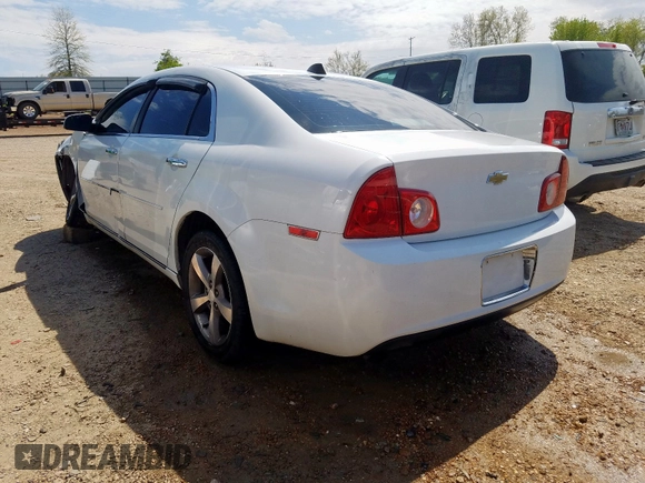 2012 Chevrolet Malibu 1LT with VIN 1G1ZC5EUXCF287736, listed as a Copart auction lot 52367905 with 158,637 mi miles and Non Repairable. Bid and sale history available at DreamBid. Image 3.