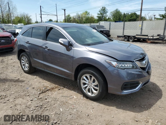 2017 Acura RDX Technology with VIN 5J8TB4H59HL038983, listed as a Copart auction lot 54939735 with 76,941 mi miles and Salvage title. Bid and sale history available at DreamBid. Image 4.