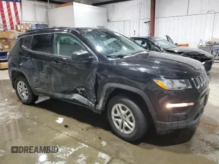 2019 Jeep Compass Sport with VIN 3C4NJDAB0KT598753, listed as a Copart auction lot 45429905 with 72,722 mi miles and Salvage title. Bid and sale history available at DreamBid. Image 4.