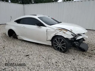 2017 Lexus RC with VIN JTHSM5BCXH5003406, listed as a Copart auction lot 62841844 with 999,999 mi miles and Salvage Title. Bid and sale history available at carsss.com. Image 4.