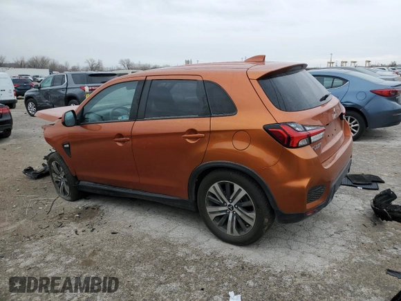 2020 Mitsubishi Outlander ES with VIN JA4AR3AU8LU023191, listed as a Copart auction lot 49803675 with Not provided miles and Salvage title. Bid and sale history available at DreamBid. Image 2.
