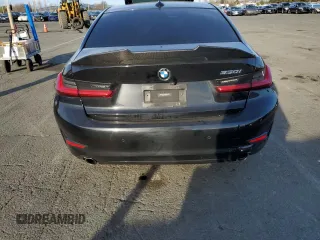 2019 BMW 3 Series 330i with VIN 3MW5R1J57K8B02431, listed as a Copart auction lot 47676085 with 0 mi miles and Salvage Title. Bid and sale history available at carsss.com. Image 6.