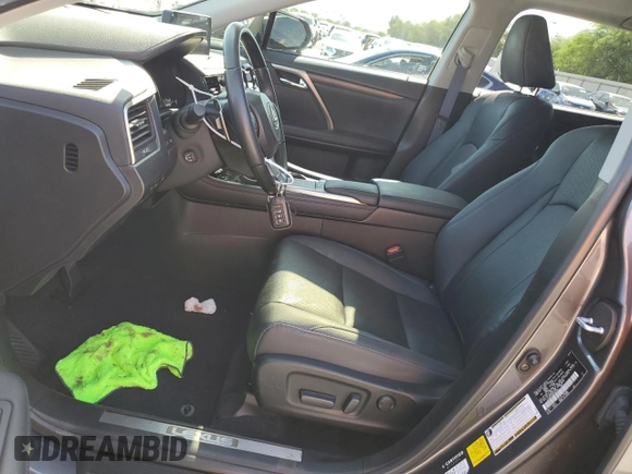 2022 Lexus RX with VIN JTJHGKFAXN2022736, listed as a Copart auction lot 53705284 with 24,642 mi miles and Salvage Title. Bid and sale history available at carsss.com. Image 7.