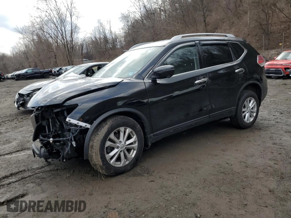 2016 Nissan Rogue S with VIN JN8AT2MV9GW135583, listed as a Copart auction lot 51216385 with 0 mi miles and Salvage Title. Bid and sale history available at carsss.com. Image 1.