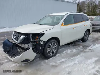 2018 Nissan Pathfinder S with VIN 5N1DR2MM6JC603823, listed as a IAAI auction lot 41656175 with 89,572 mi miles. Bid and sale history available at carsss.com. Image 23.