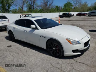 2015 Maserati Quattroporte S Q4 z VIN ZAM56RRA6F1153047, wystawiony jako Copart lot #54162865 z przebiegiem 126 954 mil mil oraz Tytuł czysty. Historia ofert i sprzedaży dostępna na DreamBid. Obrazek 4.