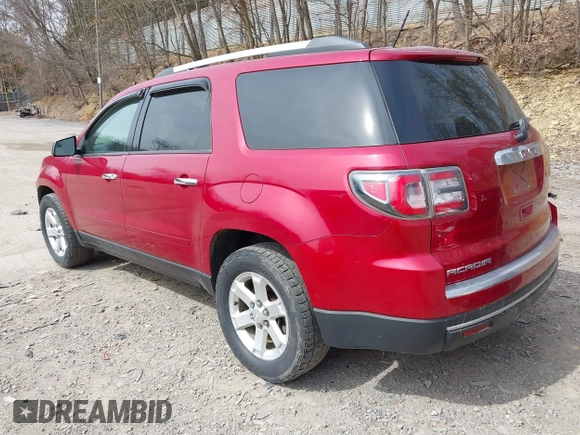 2014 GMC Acadia SLE with VIN 1GKKVPKD8EJ268223, listed as a IAAI auction lot 41827904 with 206,859 mi miles and . Bid and sale history available at carsss.com. Image 3.