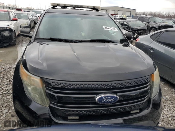 2014 Ford Utility Police Interceptor with VIN 1FM5K8AR1EGB38412, listed as a Copart auction lot 85462144 with 123,042 mi miles and Clean Title. Bid and sale history available at carsss.com. Image 5.