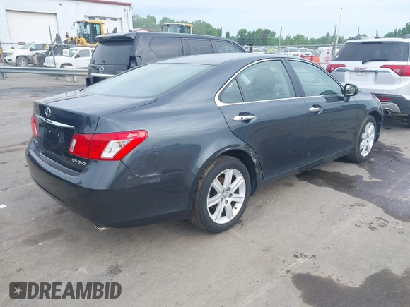 2009 Lexus ES 350 with VIN JTHBJ46G292333656, listed as a IAAI auction lot 42112893 with 52,558 mi miles. Bid and sale history available at carsss.com. Image 4.