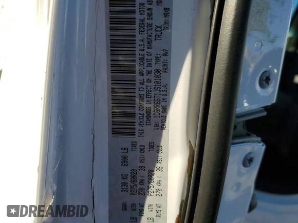 2018 Ram 1500 SLT z VIN 1C6RR6GT1JS101030, wystawiony jako Copart lot #79405024 z przebiegiem 107 436 mil mil oraz Szkody całkowita. Historia ofert i sprzedaży dostępna na DreamBid. Obrazek 12.