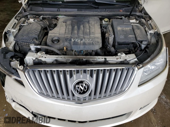 2012 Buick LaCrosse Premium 1 with VIN 1G4GD5E34CF164271, listed as a Copart auction lot 60976795 with 98,147 mi miles and Salvage title. Bid and sale history available at DreamBid. Image 11.