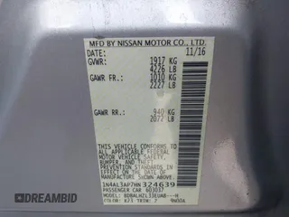 2017 Nissan Altima S z VIN 1N4AL3AP7HN324639, wystawiony jako IAAI lot #42008550 z przebiegiem 101 419 mil mil oraz . Historia ofert i sprzedaży dostępna na DreamBid. Obrazek 9.