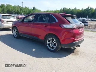 2015 Ford Edge Titanium z VIN 2FMTK3K87FBB46832, wystawiony jako IAAI lot #42358523 z przebiegiem 107 076 mil mil oraz . Historia ofert i sprzedaży dostępna na DreamBid. Obrazek 3.