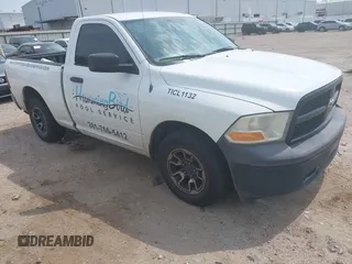 2012 Ram 1500 ST with VIN 3C6JD6AP2CG277134, listed as a IAAI auction lot 42305500 with 182,671 mi miles and . Bid and sale history available at DreamBid. Image 1.